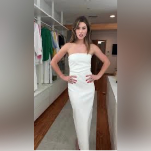 Zara strapless midi dress - Picture 3 of 8